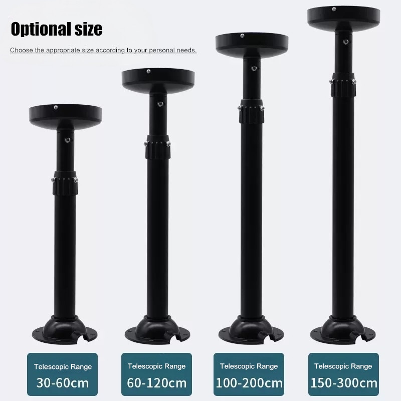 Security Camera Mount Bracket Lifting Hoisting Installation Indoor Outdoor Telescopic Ceiling Mount Bracket for CCTV Dome Camera