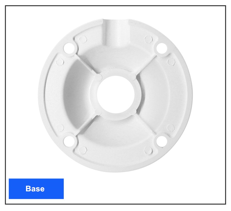 Surveillance CCTV Dome Camera Bracket Ceiling Mount Holder I-Type Aluminum Alloy Hemispherical Extension Rod Telescopic Support