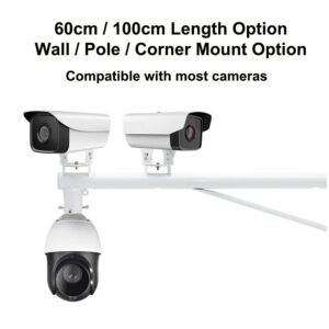 Metal Extended Cross Arm Wall and Pole Corner Mount Bracket - Image 3