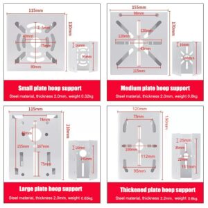 Surveillance Camera Hoop Bracket Pole Mounting Column Holder - Image 3