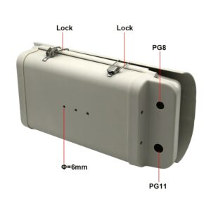 Waterproof Enclosure Surveillance Security Camera Shield Protection - Image 3
