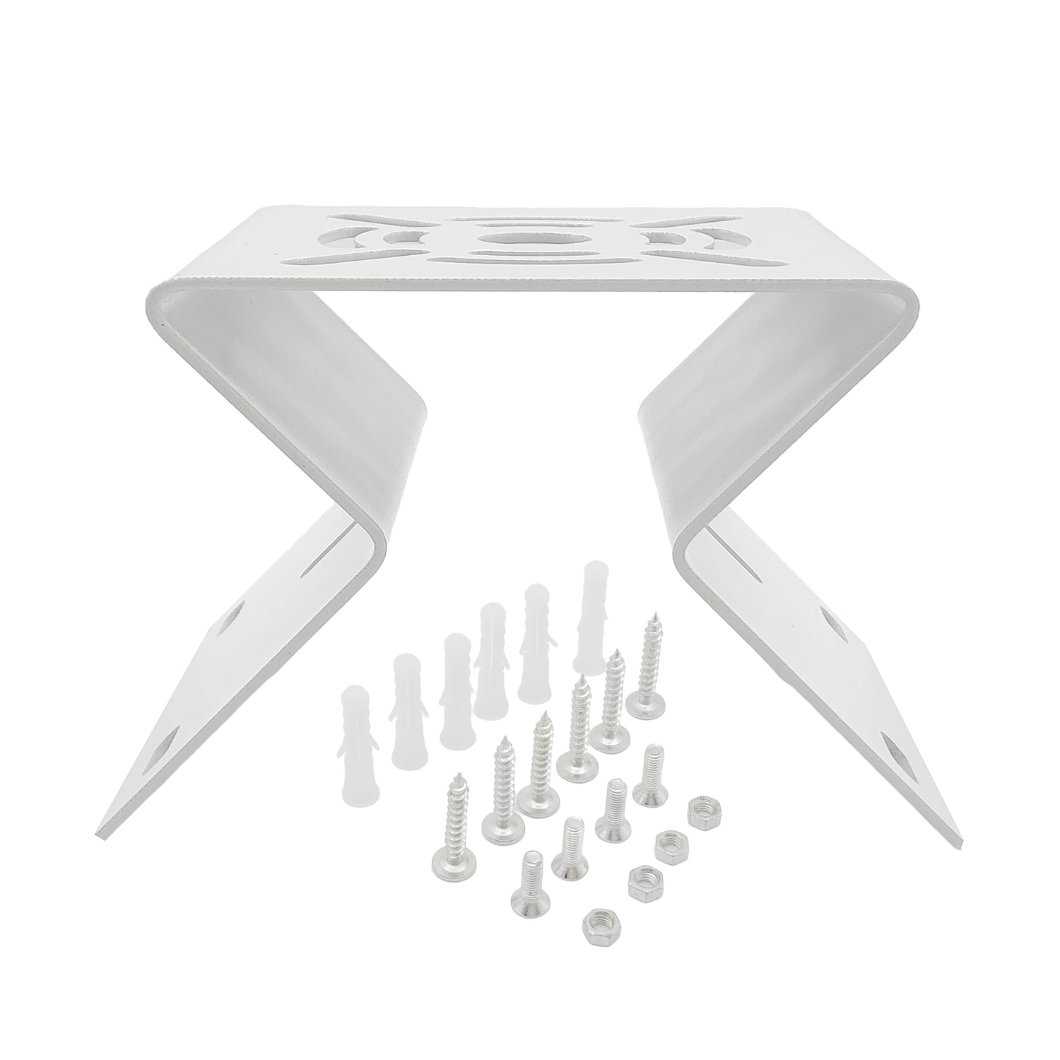 Medium Universal Right-Angle Wall Corner Mount Bracket Iron Plate Pole Mount Holder for Fix Camera Between Two Vertical Walls