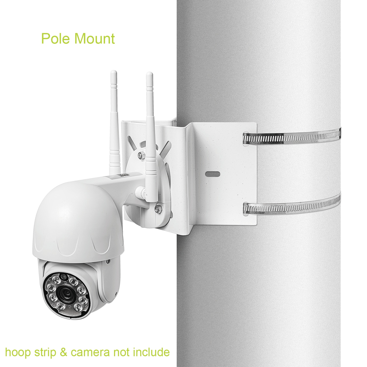 Medium Universal Right-Angle Wall Corner Mount Bracket Iron Plate Pole Mount Holder for Fix Camera Between Two Vertical Walls