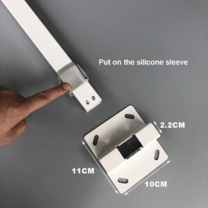 Adjustable Double Camera T-shaped Vertical Pole Ceiling Mount - Image 3