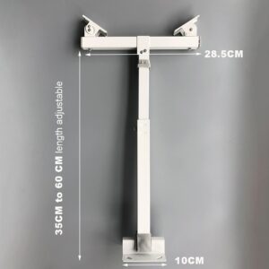 Adjustable Double Camera T-shaped Vertical Pole Ceiling Mount - Image 4