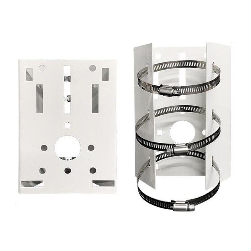 Outdoor Thickened Camera Pole Mount with Hoop