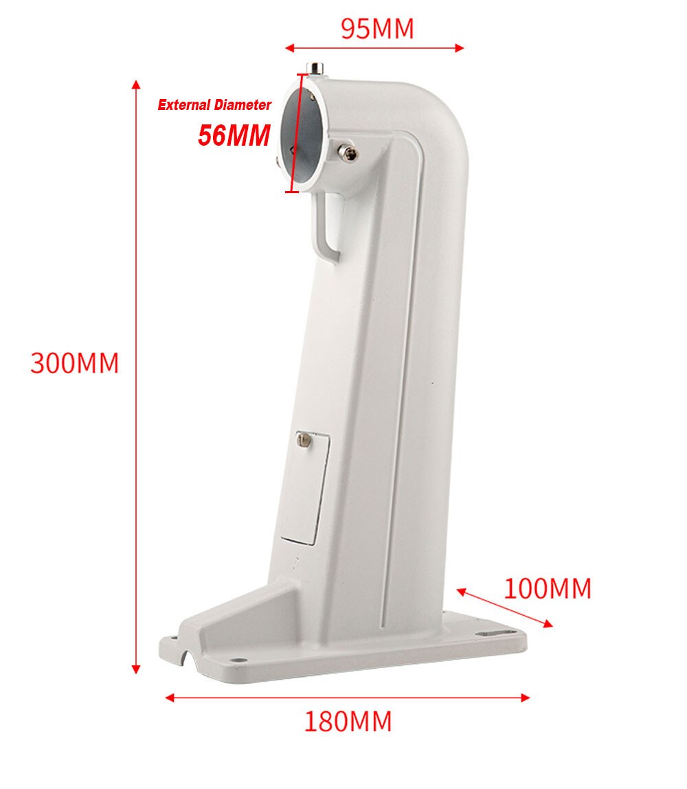 CCTV External Right Angle Wall Mount Bracket Hikvision Dahua Outside PTZ Corner Stent for PTZ Speed Dome Camera